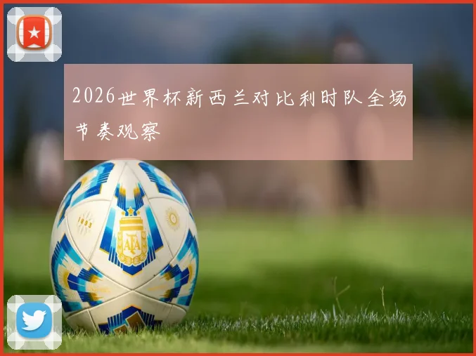2026世界杯新西兰对比利时队全场节奏观察