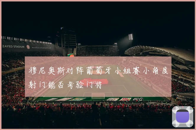 穆尼奥斯对阵葡萄牙小组赛小角度射门能否考验门将